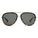 Gucci - Aviator Acetate Sunglasses - Dark Tortoiseshell Acetate - Gucci Eyewear