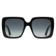 Gucci - Occhiali da Sole Rettangolari in Acetato - Acetato Nero Lucido - Gucci Eyewear