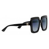 Gucci - Square Acetate Sunglasses - Black Acetate - Gucci Eyewear