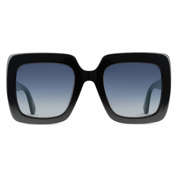Gucci - Square Acetate Sunglasses - Black Acetate - Gucci Eyewear