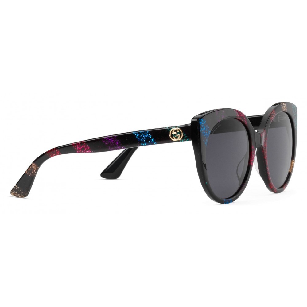 gucci rainbow glitter sunglasses