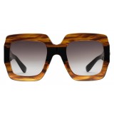 Gucci - Occhiali da Sole Quadrati in Acetato - Nero e Tartarugato - Gucci Eyewear