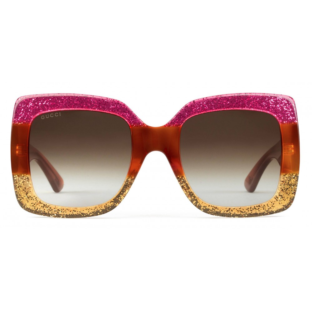 gucci pink glitter sunglasses