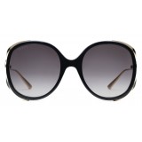 Gucci - Occhiali da Sole Rotondo a Iniezione - Iniezione Nera - Gucci Eyewear