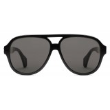 Gucci - Aviator Sunglasses with Ribbon Gucci - Polished Black Acetate - Gucci Eyewear