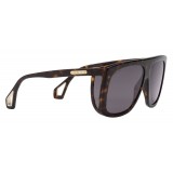 Gucci - Square Sunglasses with Side Protections - Shiny Turtle Amber - Gucci Eyewear