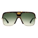 Gucci - Navigator Sunglasses with Double G - Dark Turtle Acetate and Gold Metal - Gucci Eyewear