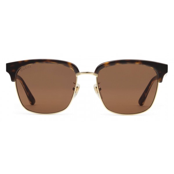 Rectangular acetate hot sale and metal sunglasses