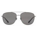 Gucci - Occhiali da Sole Navigator in Metallo - Rutenio Lucido - Gucci Eyewear