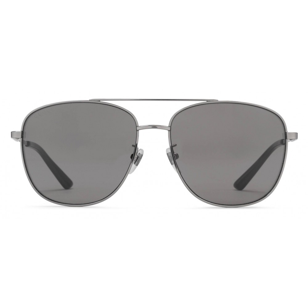 Gucci - Navigator Sunglasses in Metal - Glossy Ruthenium - Gucci ...