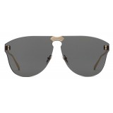 Gucci - Occhiali da Sole Aviator Senza Montatura - Oro Lenti Grigie - Gucci Eyewear