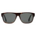 Gucci - Rectangular Acetate Sunglasses - Dark Turtle - Gucci Eyewear