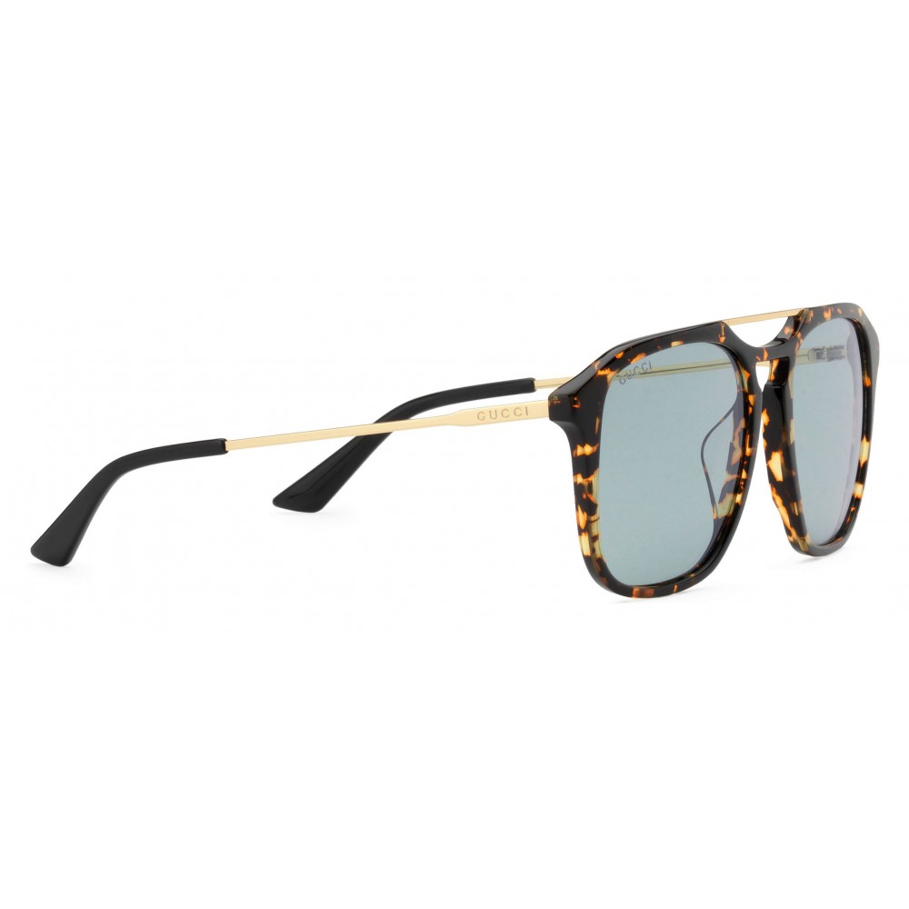 Gucci - Square Acetate Sunglasses - Dark Spotted Turtle - Gucci Eyewear ...