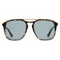 Gucci - Occhiali da Sole Quadrati in Acetato - Tartarugato Scuro Maculato - Gucci Eyewear