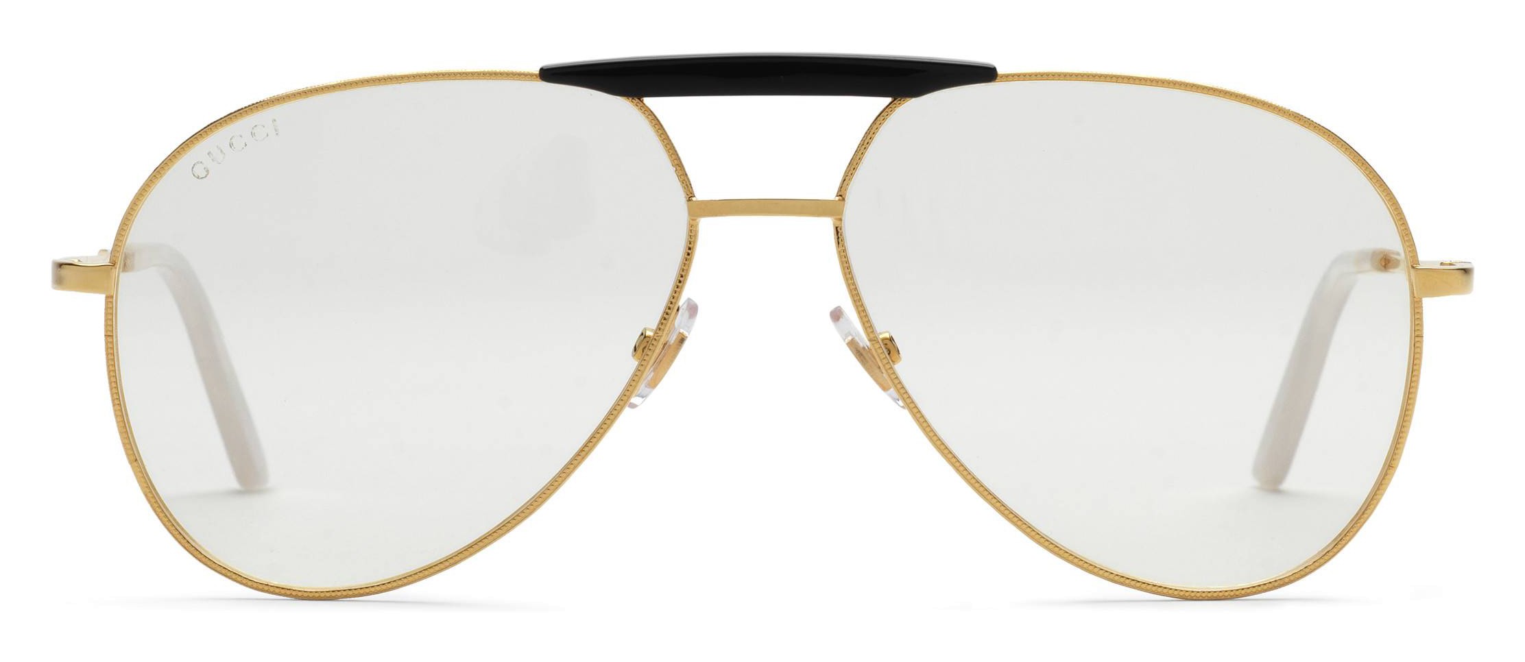 Gucci aviator shop metal glasses