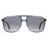 Gucci - Occhiali da Sole Rettangolari in Acetato - Grigio Trasparente  - Gucci Eyewear