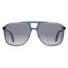 Gucci - Rectangular Acetate Sunglasses - Transparent Grey - Gucci Eyewear