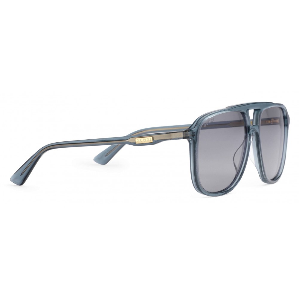 Gucci - Acetate Sunglasses - Transparent Grey Gucci Eyewear - Avvenice