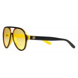 Gucci - Aviator Sunglasses in Multilayer Acetate - Multilayer Black Red Green and Yellow - Gucci Eyewear