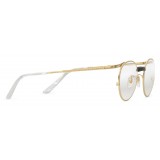 Gucci - Round Metal Glasses - Gold - Gucci Eyewear