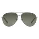 Gucci - Metal Aviator Sunglasses - Dark Ruthenium Metal - Gucci Eyewear