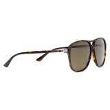 Gucci - Optimally Fitting Acetate Aviator Sunglasses - Dark Turtle Acetate - Gucci Eyewear