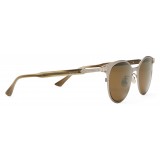 Gucci - Round Titanium Sunglasses - Titanium Ruthenium Satin Matt - Gucci Eyewear