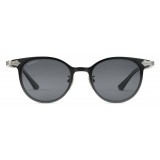 Gucci - Occhiali da Sole Rotondi in Titanio - Titanio Rutenio Nero Opaco - Gucci Eyewear