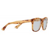 Gucci - Occhiali da Sole Quadrati in Acetato - Acetato Tartarugato Maculato - Gucci Eyewear