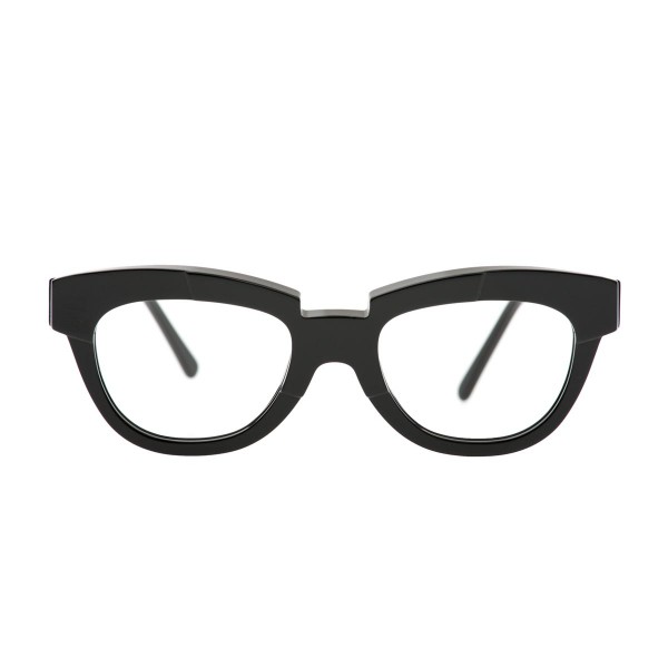 Kuboraum - Mask K19 - Nero Lucido - K19 BS - Occhiali da Vista - Kuboraum Eyewear