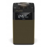 Pure - Pop Midi S - Oro - DAB / DAB + / Radio FM Compatta e Portatile con Bluetooth - Radio Digitale di Alta Qualità