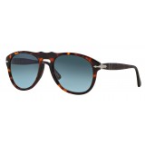 Persol - 649 - Original - 649 Series - Havana / Gray Gradient Celeste - PO0649 - Sunglasses - Persol Eyewear
