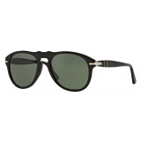 Persol - 649 - Original - 649 Series - Black / Green - PO0649 - Sunglasses - Persol Eyewear