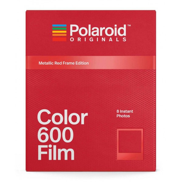Polaroid Originals - Color Film for 600 - Metallic Red Frame - Film for Polaroid Originals 600 Cameras - OneStep 2