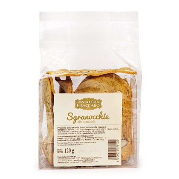 Pasticceria Fraccaro - Sgranocchie with Almonds - Snack - Fraccaro Spumadoro