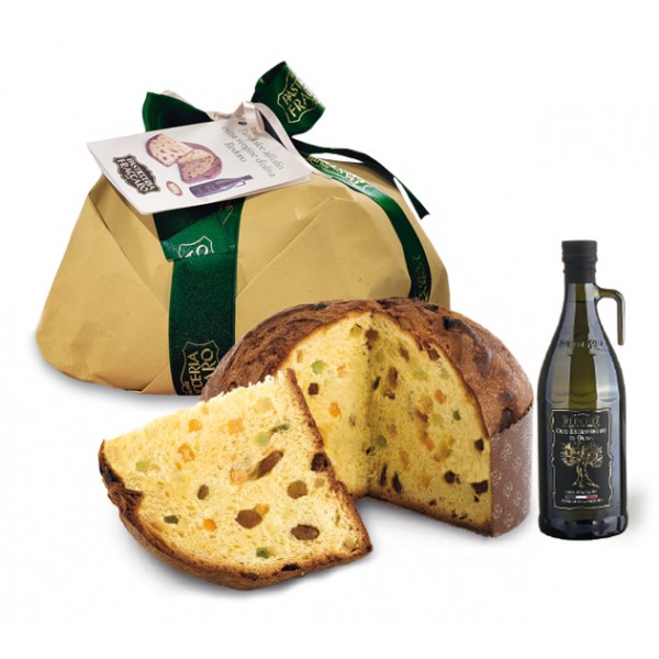 Pasticceria Fraccaro - Pandolce with Redoro Extra Virgin Olive Oil - Gift Wrapping - Artisan Panettone - Fraccaro Spumadoro