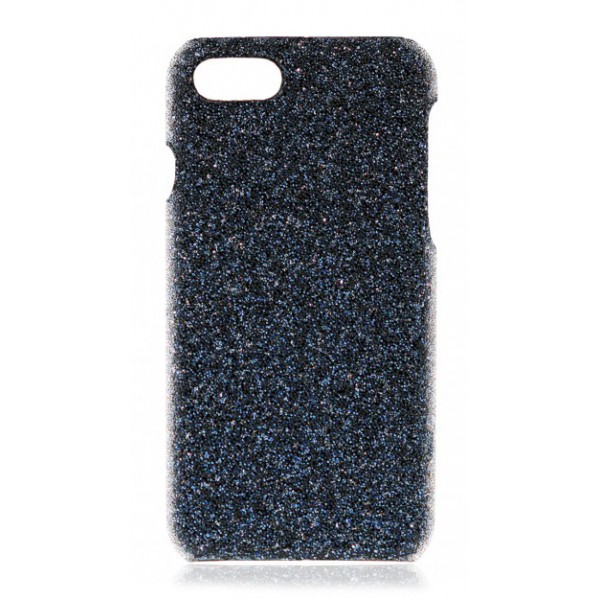 2 ME Style - Cover Swarovski Crystal Fabric Blu Shadow - iPhone X / XS - Cover in Cristalli di Swarovski