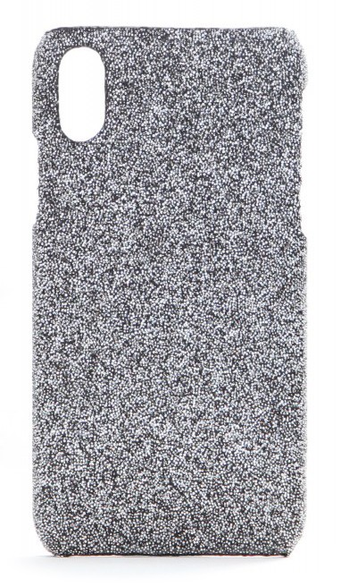 Gooi levenslang buiten gebruik 2 ME Style - Case Swarovski Crystal Fabric Silver Shadow - iPhone XS Max - Swarovski  Crystal Cover - Avvenice