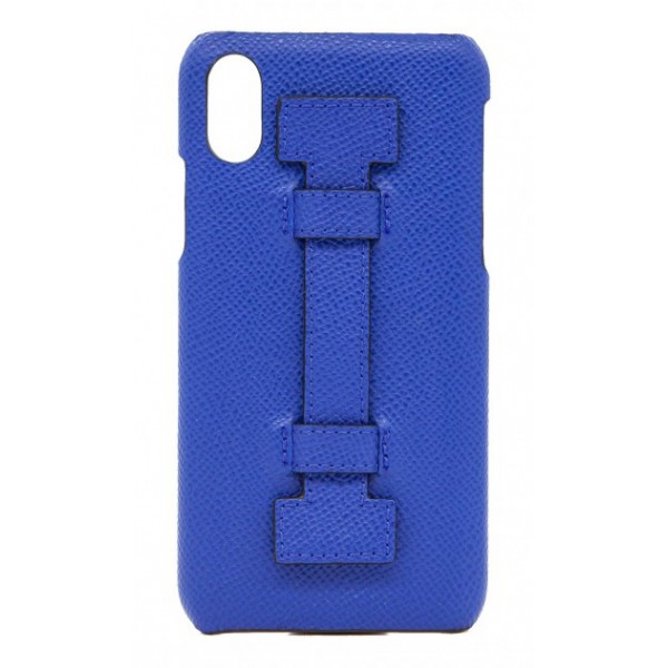 2 ME Style - Case Fingers Leather Blue - iPhone X / XS - Leather Cover