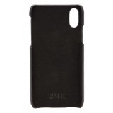 2 ME Style - Case Fingers Leather Black - iPhone X / XS - Leather Cover