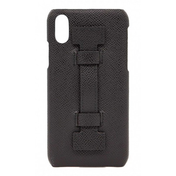 2 ME Style - Cover Fingers in Pelle Nero - iPhone X / XS - Cover in Pelle