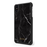 Mikol Marmi - Marquina Black Marble iPhone Case - iPhone XR - Real Marble Case - iPhone Cover - Apple - Mikol Marmi Collecti