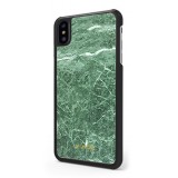 Mikol Marmi - Emerald Green Marble iPhone Case - iPhone XR - Real Marble Case - iPhone Cover - Apple - Mikol Marmi Collectio