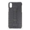 2 ME Style - Case Fingers Croco Green / Green - iPhone XS Max - Crocodile Leather Cover