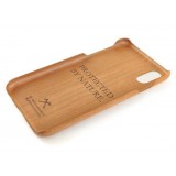 Woodcessories - Cherry / Cevlar Cover - iPhone X / XS - Wooden Cover - Eco Case - Ultra Slim - Cevlar Collection