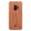 Woodcessories - Cherry / Cevlar Cover - Samsung S9 - Wooden Cover - Eco Case - Ultra Slim - Cevlar Collection
