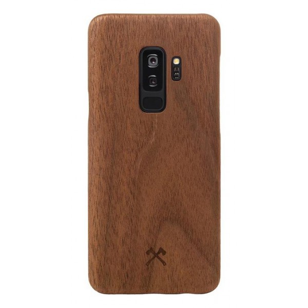 Woodcessories - Walnut / Cevlar Cover - Samsung S9+ - Wooden Cover - Eco Case - Ultra Slim - Cevlar Collection