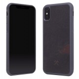 Woodcessories - Eco Bumper - Stone Cover - Volcano Black - iPhone X / XS - Real Stone Cover - Eco Case - Bumper Collection