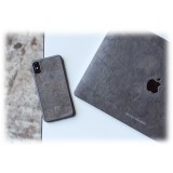 Woodcessories - Eco Bump - Cover in Pietra - Grigio Camo - iPhone X / XS - Cover in Vera Pietra - Eco Case - Bumper Collection