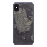 Woodcessories - Eco Bumper - Stone Cover - Camo Gray - iPhone XR - Real Stone Cover - Eco Case - Bumper Collection